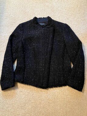 Ann Taylor Moto-type Jacket, Size 4, Black